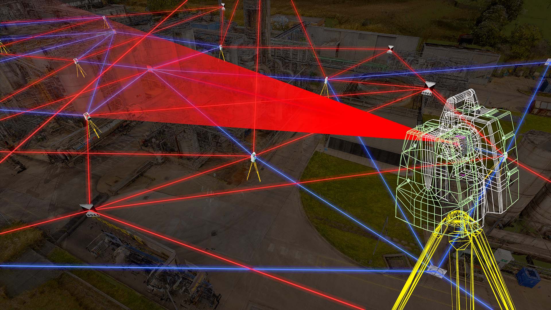 3D laser scanning survey equipment